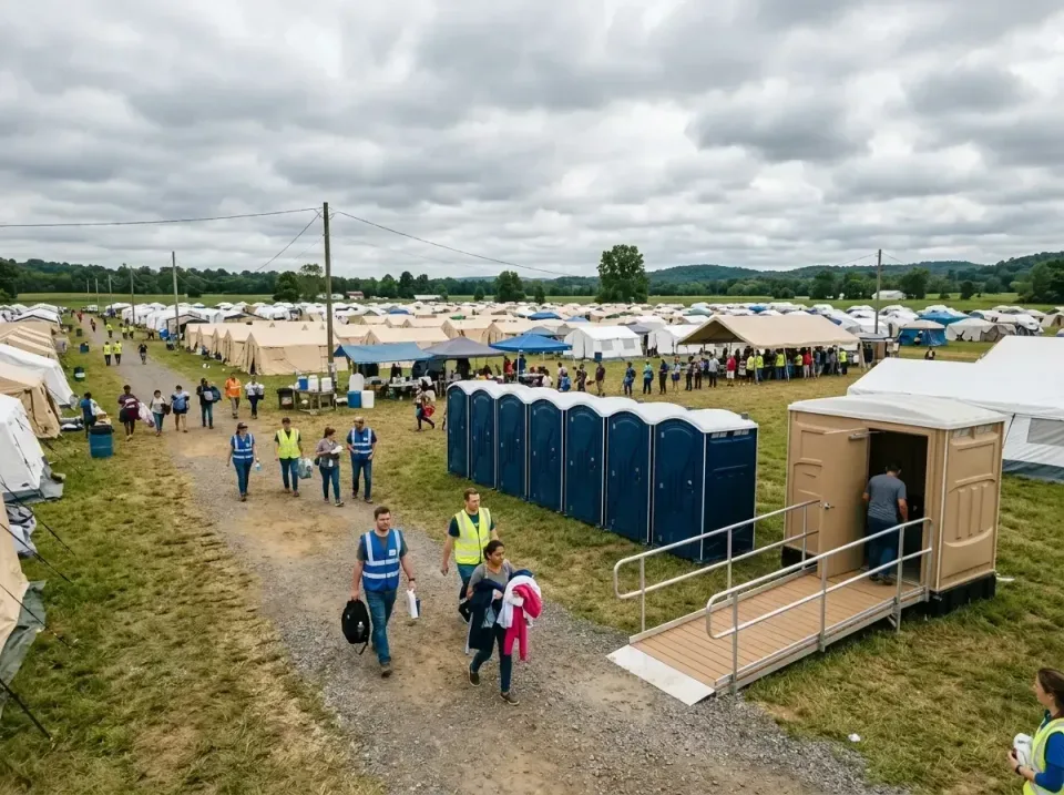 disaster-relief-camp-restrooms-010 — frequently asked questions, Dumpster & Portable Bathrooms Rental in Calcutta, OH